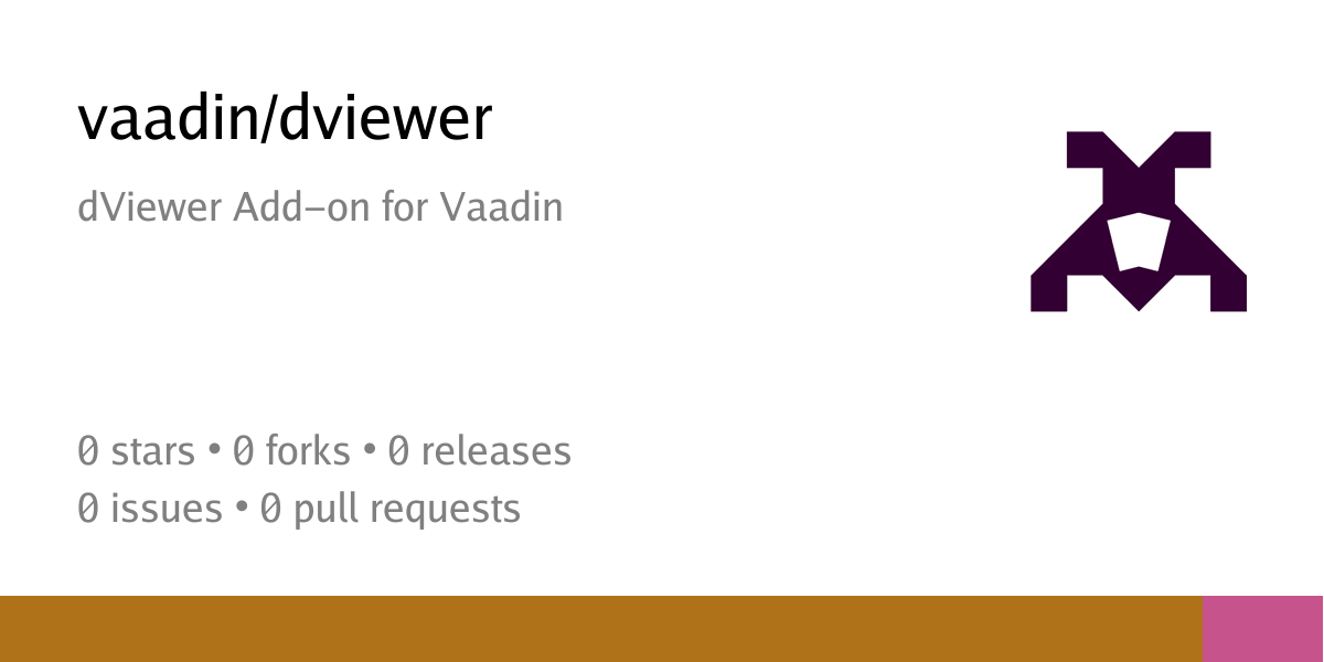 Stargazers - vaadin/dviewer - Code: Code @ dussan.org